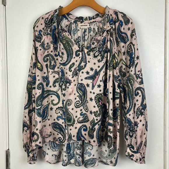 Zadig & Voltaire Multicolor Paisley Blouse - Picture 2 of 7